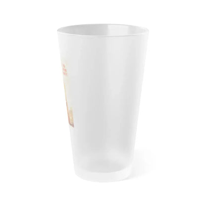 Soviet Era Poster 80 - Frosted Pint Glass 16oz - Go Mug Yourself