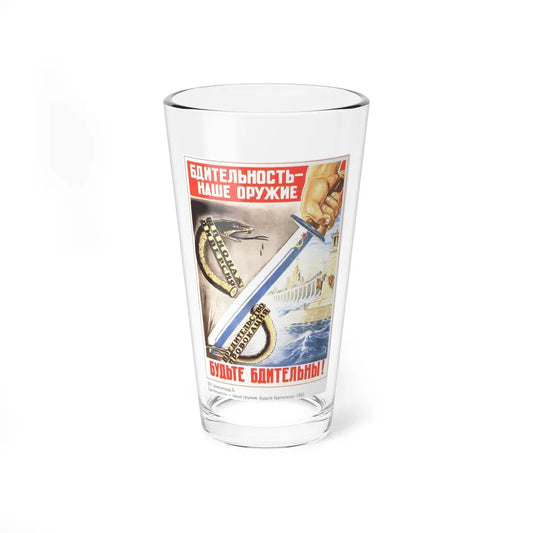 Soviet Era Poster 81 - Pint Glass 16oz-16oz-Go Mug Yourself