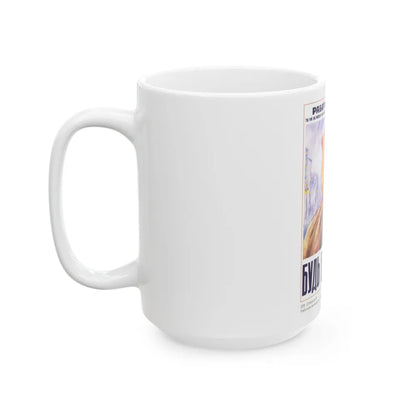 Soviet Era Poster 82 - White Coffee Mug-Go Mug Yourself