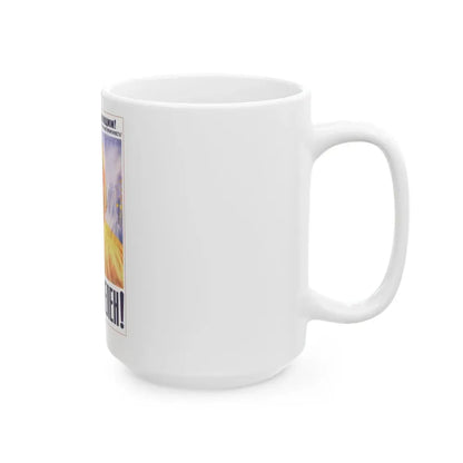 Soviet Era Poster 82 - White Coffee Mug - Go Mug Yourself