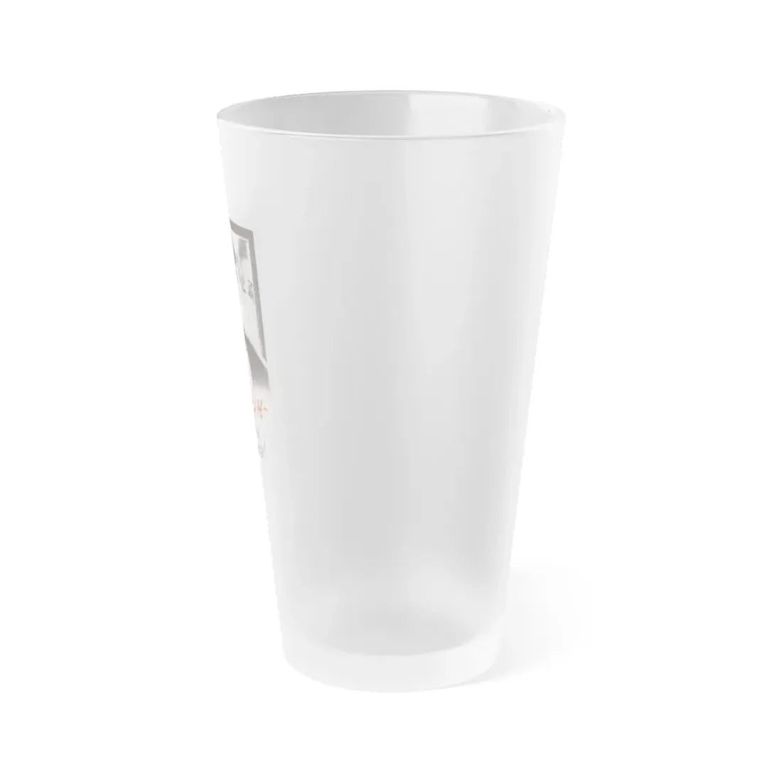 Soviet Era Poster 83 - Frosted Pint Glass 16oz - Go Mug Yourself