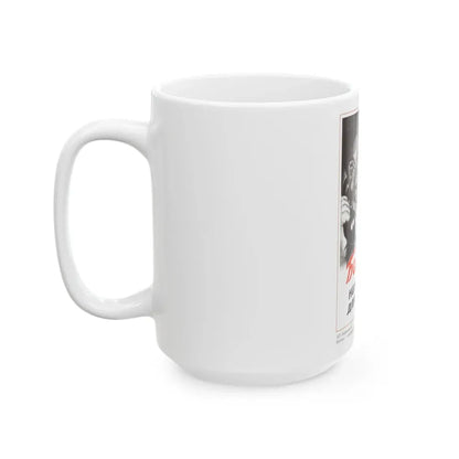 Soviet Era Poster 83 - White Coffee Mug - Go Mug Yourself