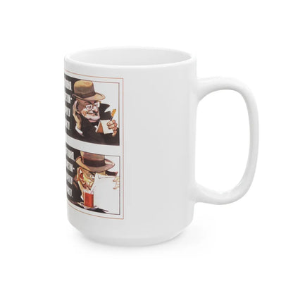 Soviet Era Poster 84 - White Coffee Mug-Go Mug Yourself