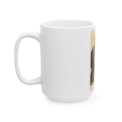 Soviet Era Poster 85 - White Coffee Mug - Go Mug Yourself