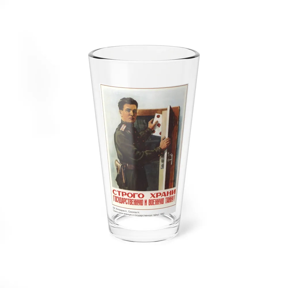 Soviet Era Poster 86 - Pint Glass 16oz-16oz-Go Mug Yourself