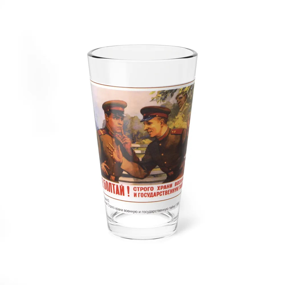 Soviet Era Poster 89 - Pint Glass 16oz-16oz-Go Mug Yourself