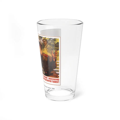 Soviet Era Poster 89 - Pint Glass 16oz-Go Mug Yourself