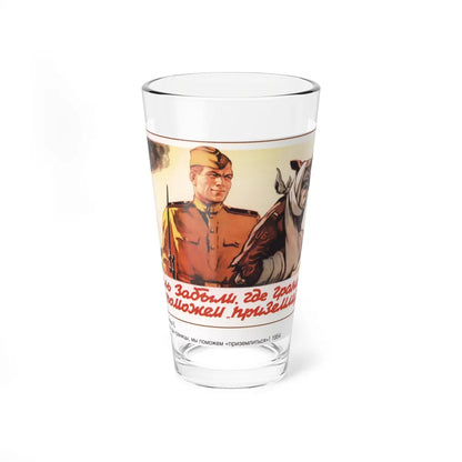 Soviet Era Poster 91 - Pint Glass 16oz-16oz-Go Mug Yourself