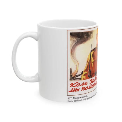 Soviet Era Poster 91 - White Coffee Mug - Go Mug Yourself