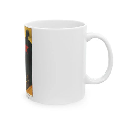 Soviet Era Poster 96 - White Coffee Mug-Go Mug Yourself