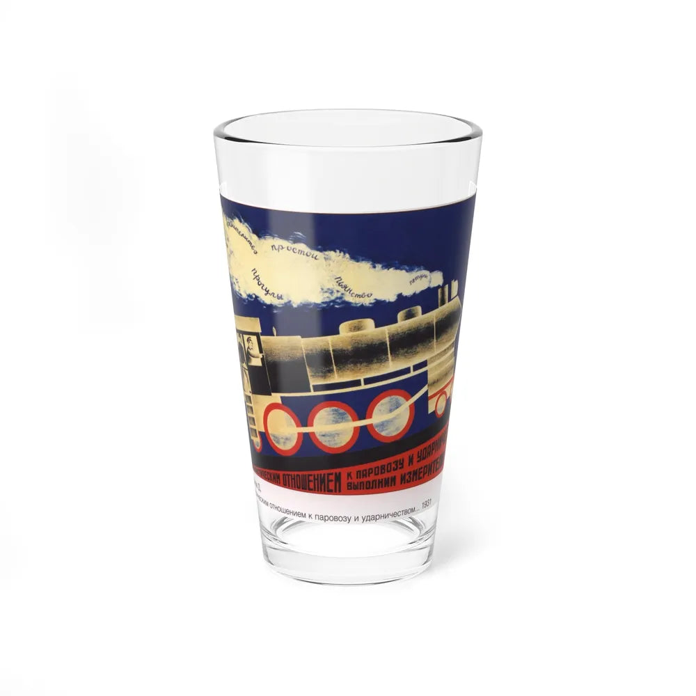 Soviet Era Poster 98 - Pint Glass 16oz-16oz-Go Mug Yourself