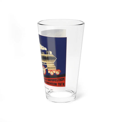 Soviet Era Poster 98 - Pint Glass 16oz-Go Mug Yourself