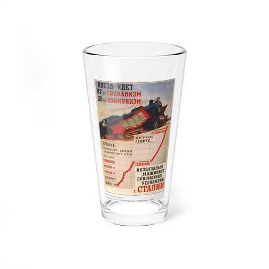 Soviet Era Poster 99 - Pint Glass 16oz-16oz-Go Mug Yourself