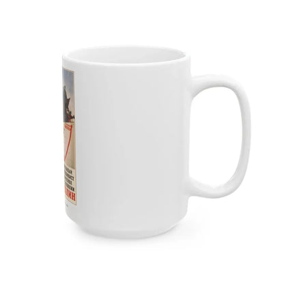 Soviet Era Poster 99 - White Coffee Mug - Go Mug Yourself