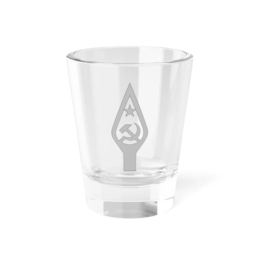 Soviet flag finial (Soviet Union) Shot Glass 1.5oz 1.5oz - Go Mug Yourself