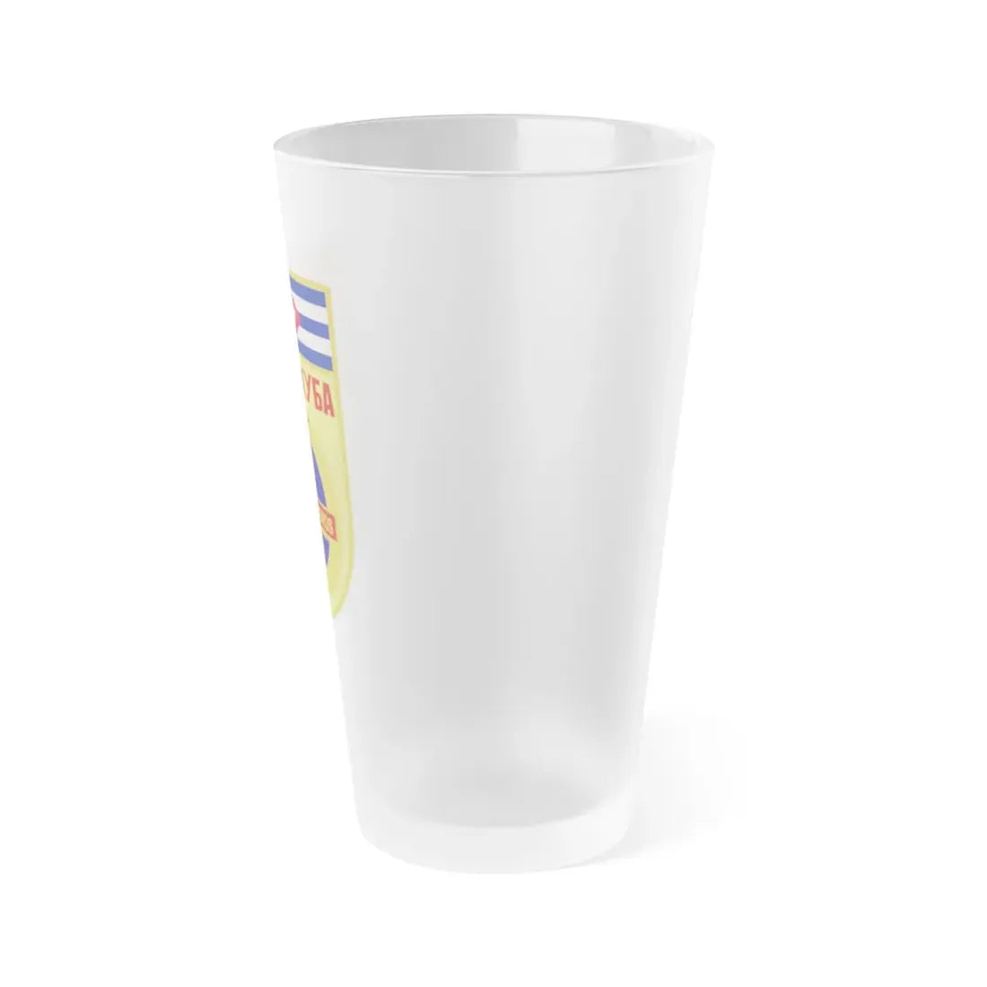Soyuz 38 (Soyuz Space Programme) Frosted Pint Glass 16oz - Go Mug Yourself