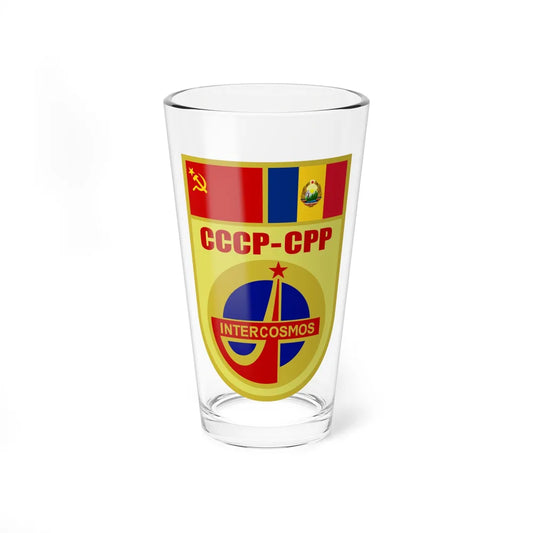 Soyuz 402 (Soyuz Space Programme) Pint Glass 16oz 16oz - Go Mug Yourself