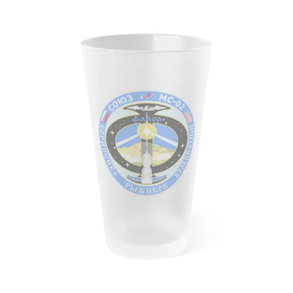 Soyuz MS-02 (Soyuz Space Programme) Frosted Pint Glass 16oz Default Title - Go Mug Yourself