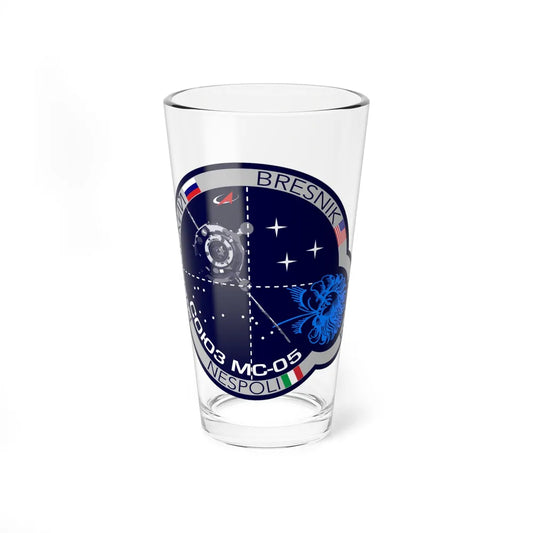 Soyuz MS-05 (Soyuz Space Programme) Pint Glass 16oz 16oz - Go Mug Yourself