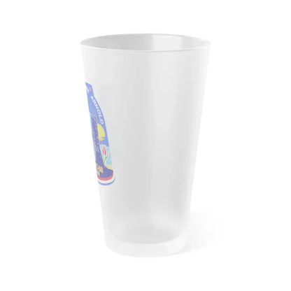 Soyuz MS-08 (Soyuz Space Programme) Frosted Pint Glass 16oz - Go Mug Yourself