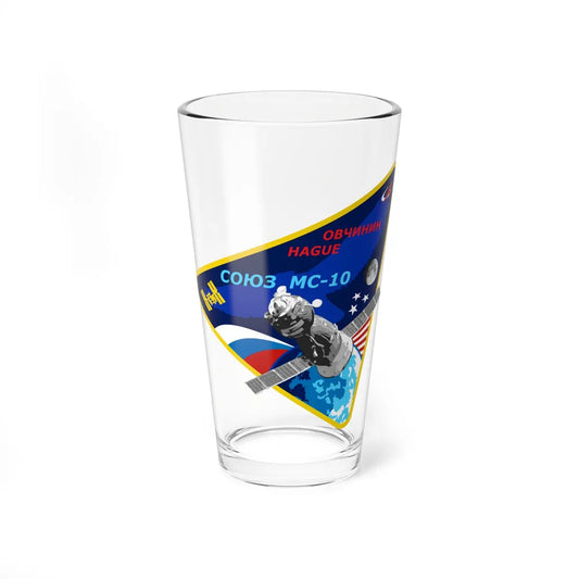 Soyuz MS-10 (Soyuz Space Programme) Pint Glass 16oz 16oz - Go Mug Yourself