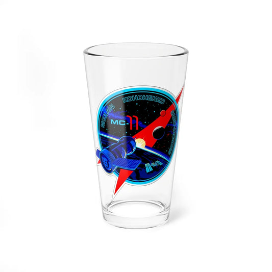Soyuz MS-11 (Soyuz Space Programme) Pint Glass 16oz 16oz - Go Mug Yourself