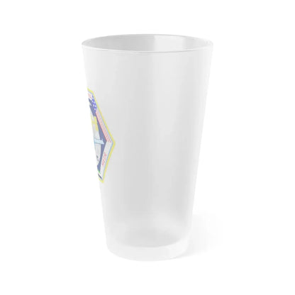 Soyuz MS-15 (Soyuz Space Programme) Frosted Pint Glass 16oz - Go Mug Yourself