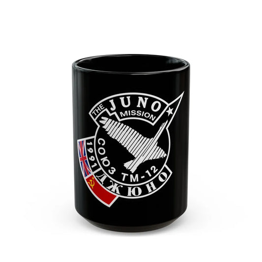 Soyuz TM-12 (Soyuz Programme) Black Coffee Mug-15oz-Go Mug Yourself