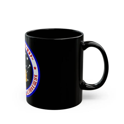 Soyuz TM-16 (Soyuz Programme) Black Coffee Mug-Go Mug Yourself