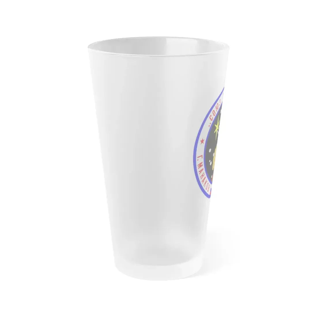 Soyuz TM-16 (Soyuz Space Programme) Frosted Pint Glass 16oz - Go Mug Yourself