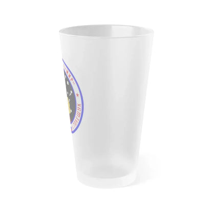 Soyuz TM-16 (Soyuz Space Programme) Frosted Pint Glass 16oz - Go Mug Yourself