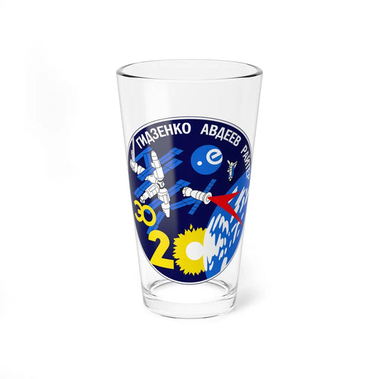 Soyuz TM-22 (Soyuz Space Programme) Pint Glass 16oz 16oz - Go Mug Yourself