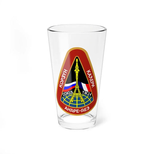 Soyuz TM-24 (Soyuz Space Programme) Pint Glass 16oz 16oz - Go Mug Yourself