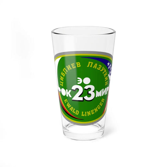 Soyuz TM-25 (Soyuz Space Programme) Pint Glass 16oz 16oz - Go Mug Yourself