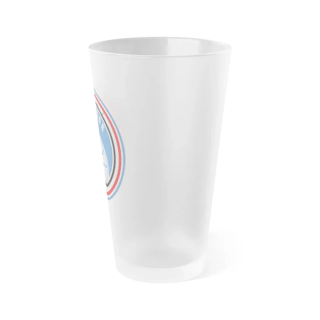 Soyuz TM-3 (Soyuz Space Programme) Frosted Pint Glass 16oz - Go Mug Yourself