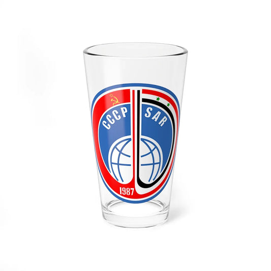 Soyuz TM-3 (Soyuz Space Programme) Pint Glass 16oz 16oz - Go Mug Yourself