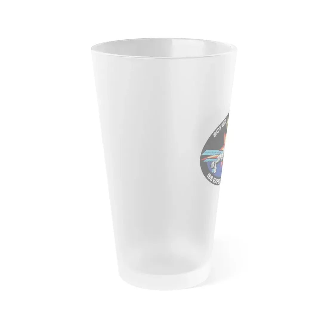 Soyuz TM-31 (Soyuz Space Programme) Frosted Pint Glass 16oz - Go Mug Yourself