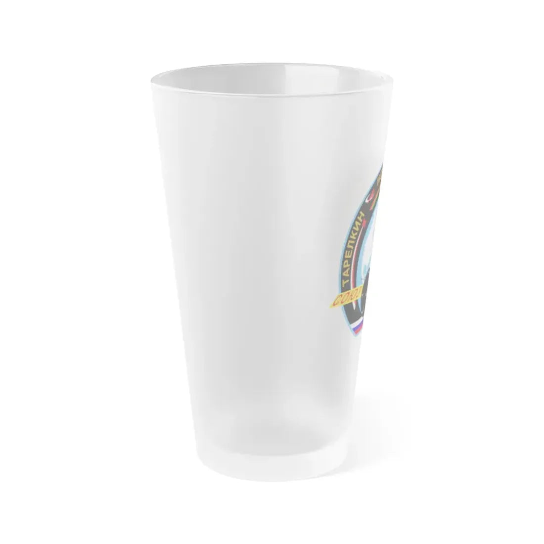 Soyuz TMA-06M (Soyuz Space Programme) Frosted Pint Glass 16oz - Go Mug Yourself
