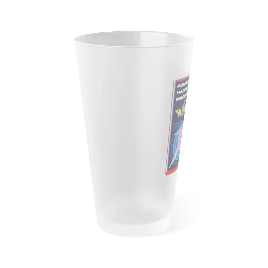 Soyuz TMA-07M (Soyuz Space Programme) Frosted Pint Glass 16oz - Go Mug Yourself