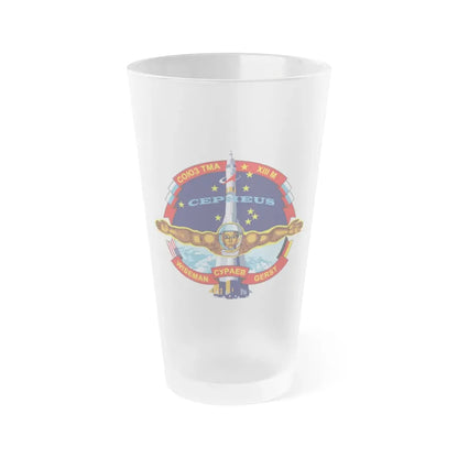Soyuz TMA-13M (Soyuz Space Programme) Frosted Pint Glass 16oz Default Title - Go Mug Yourself