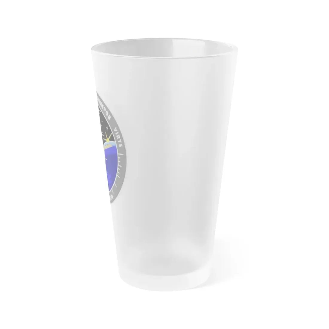 Soyuz TMA-15M (Soyuz Space Programme) Frosted Pint Glass 16oz - Go Mug Yourself