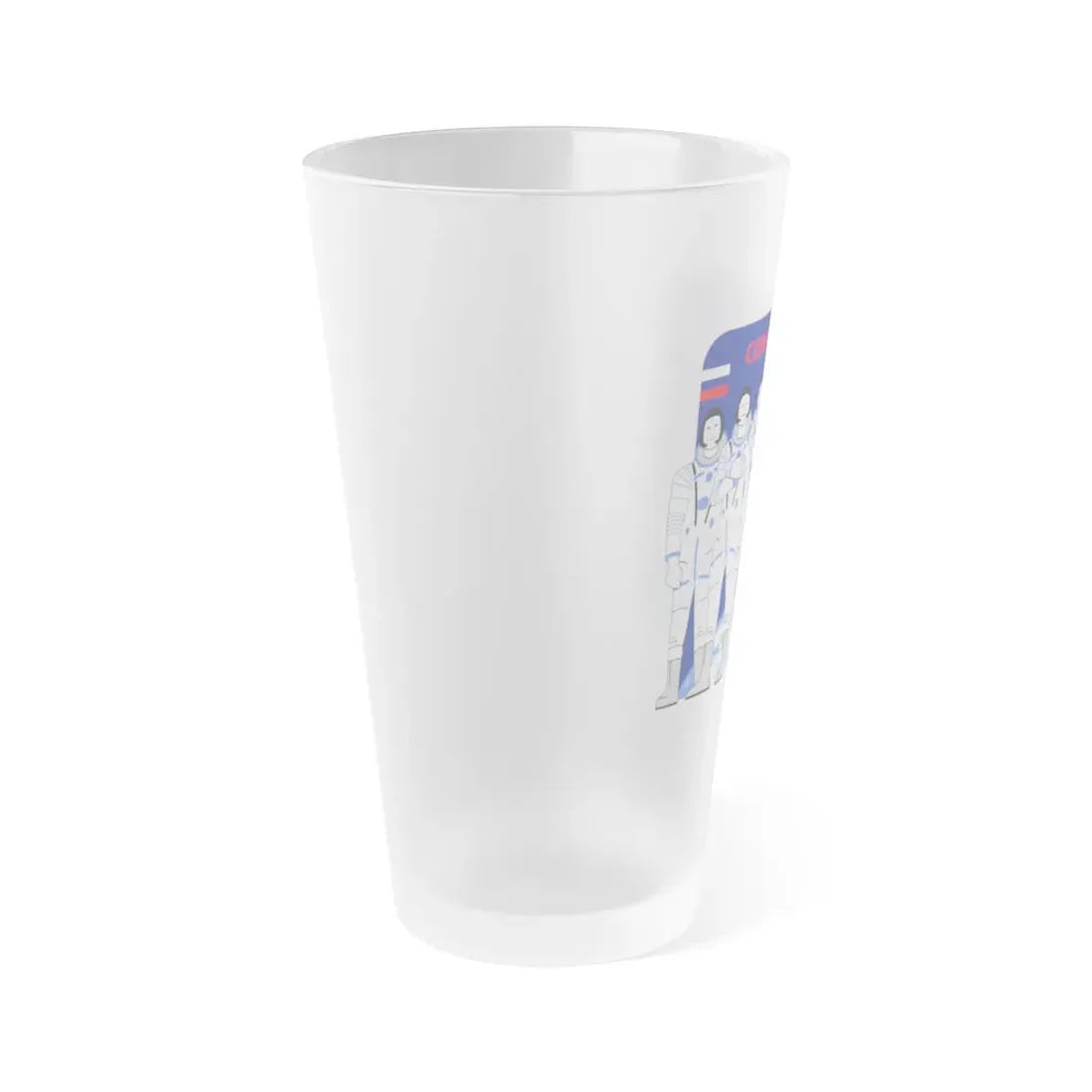 Soyuz TMA-18 (Soyuz Space Programme) Frosted Pint Glass 16oz - Go Mug Yourself