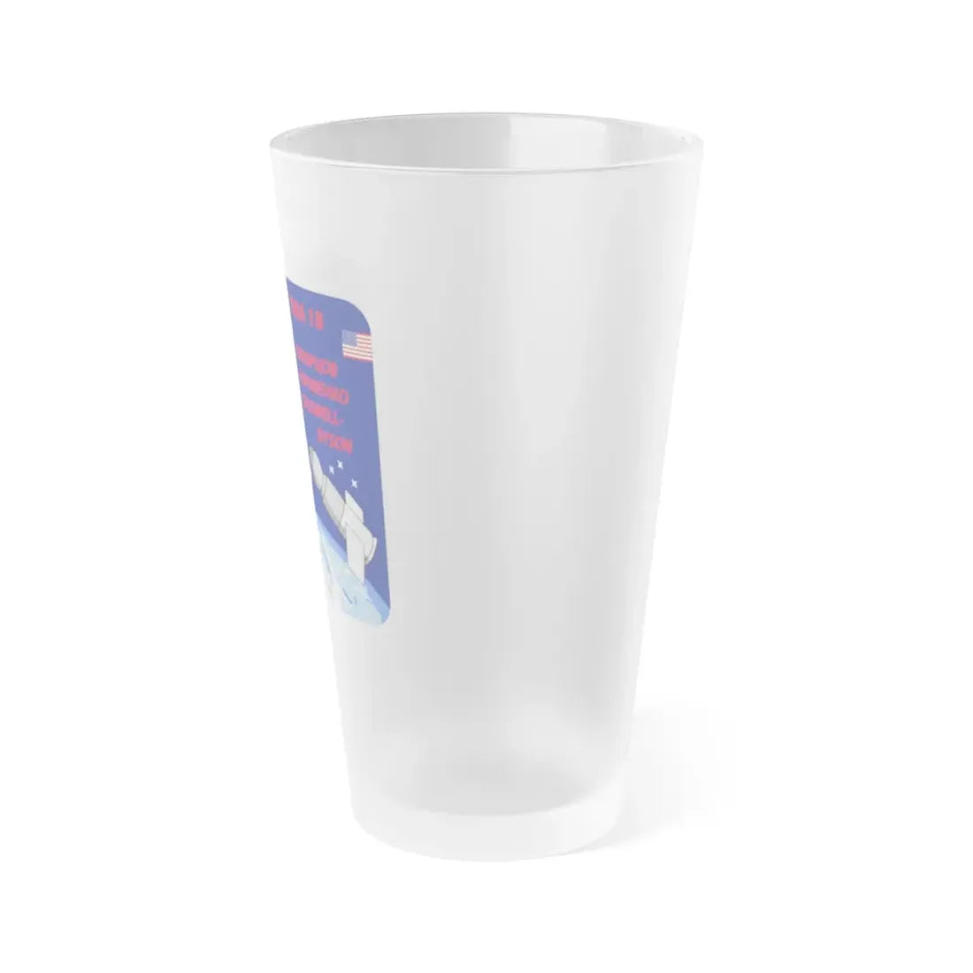 Soyuz TMA-18 (Soyuz Space Programme) Frosted Pint Glass 16oz - Go Mug Yourself