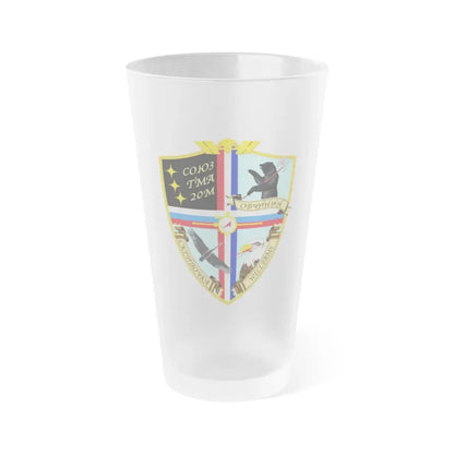 Soyuz TMA-20M (Soyuz Space Programme) Frosted Pint Glass 16oz Default Title - Go Mug Yourself