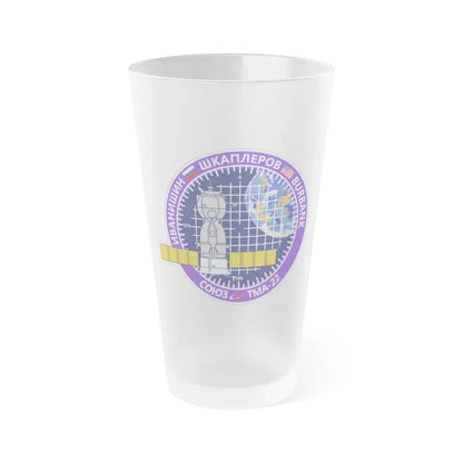Soyuz TMA-22 (Soyuz Space Programme) Frosted Pint Glass 16oz Default Title - Go Mug Yourself