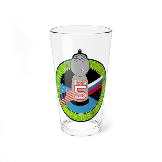 Soyuz TMA-5 (Soyuz Space Programme) Pint Glass 16oz 16oz - Go Mug Yourself
