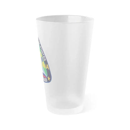 Soyuz TMA-8 (Soyuz Space Programme) Frosted Pint Glass 16oz - Go Mug Yourself