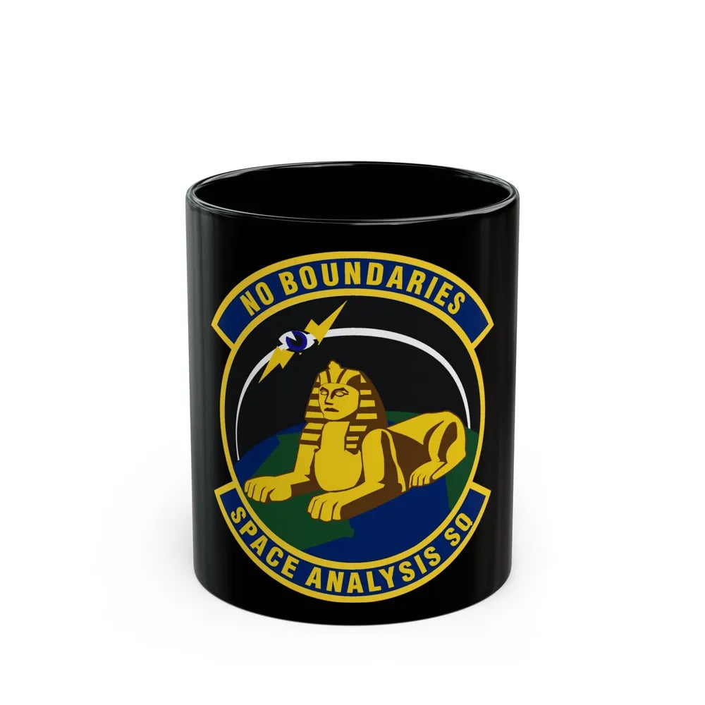 Space Analysis Squadron (U.S. Air Force) Black Coffee Mug-11oz-Go Mug Yourself