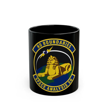 Space Analysis Squadron (U.S. Air Force) Black Coffee Mug-11oz-Go Mug Yourself