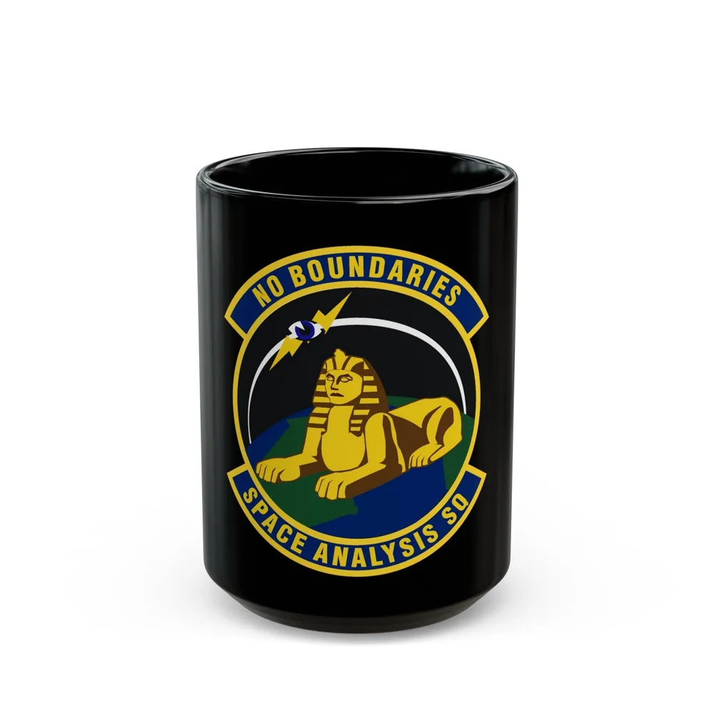 Space Analysis Squadron (U.S. Air Force) Black Coffee Mug-15oz-Go Mug Yourself